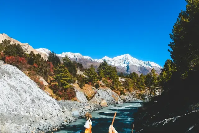 Filming location in Nepal