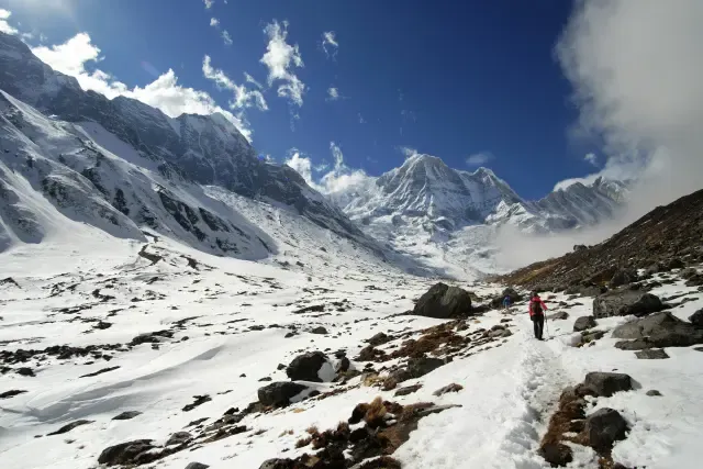 Filming location in Nepal