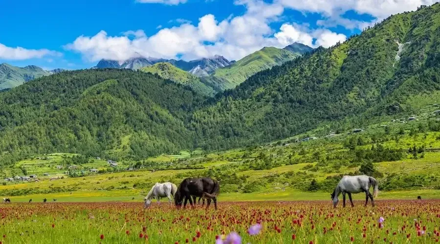 Filming location in Nepal
